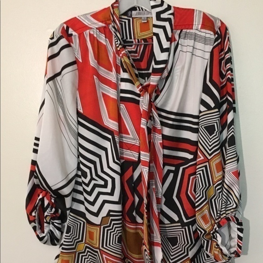 Jennifer Lopez 3/4 Sleeves Blouse Size S⭐️